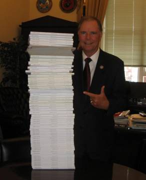Posey Next to 4 Months of Federal Regulations